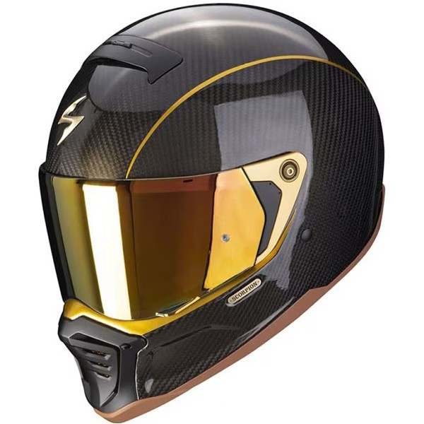 Scorpion Helmets Scorpion Exo-Hx1 Carbon Black/Gold XL